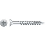 STRONG-POINT Self-Drilling Screw, #8 x 2 in, Zinc Plated Flat Head Phillips Drive X832NZ